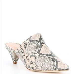 Kate Spade Ryan Snake Print Mules